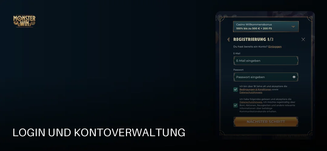 MonsterWin promotional banner